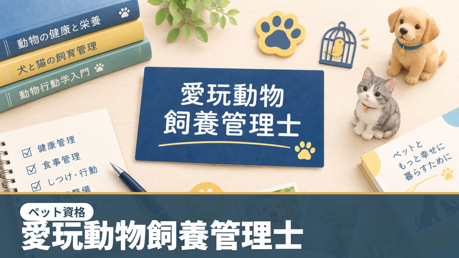 愛玩動物飼養管理士（ペット資格）のアイキャッチ画像